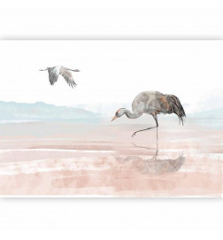 Foto tapete - Cranes Over the Water