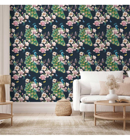 Tapetti - Magnolias and Peacocks