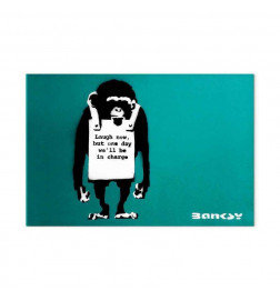 Schilderij - Angry Monkey (1 Part) Vertical