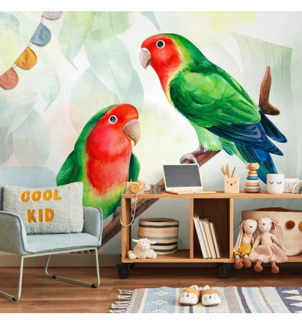 Papier peint - Lovebirds