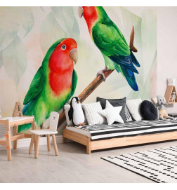 Papier peint - Lovebirds