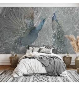 Papier peint - Peacocks Dancing - Second Variant