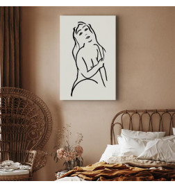 Leinwandbild - Passionate Touch (1 Part) Vertical