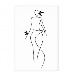 Leinwandbild - Exotic Dance (1 Part) vertical