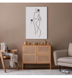 Schilderij - Exotic Dance (1 Part) vertical