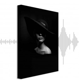 Canvas Print - Mysterious Woman (1 Part) Vertical