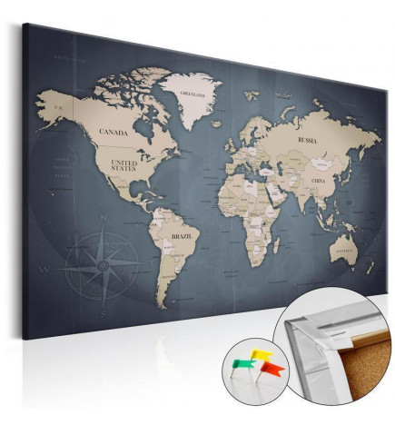 Decorative Pinboard - Shades of Grey