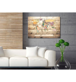 Decorative Pinboard - The World at Your Fingertips