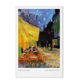 Cuadro - Cafe at Night (1 Part) Vertical