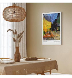 Paveikslas - Cafe at Night (1 Part) Vertical