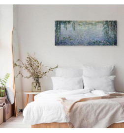 Seinapilt - Claude Monet – The Water Lilies – Clear Morning with Willows