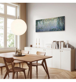 Schilderij - Claude Monet – The Water Lilies – Clear Morning with Willows