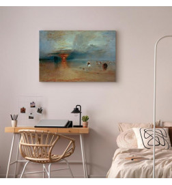 Schilderij - William Turner – Calais Sands at Low Water