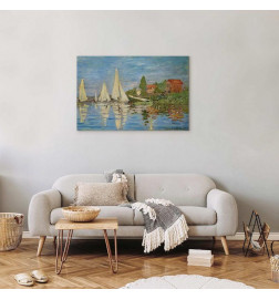 Schilderij - Claude Monet – Regattas at Argenteuil