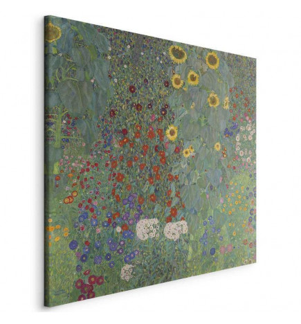 Paveikslas - Gustav Klimt – Farm garden with sunflowers