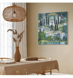 Canvas Print - Gustav Klimt – Church in Casson