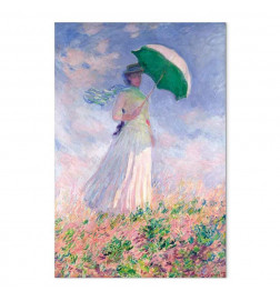 Schilderij - Claude Monet – Woman with a Parasol, facing right