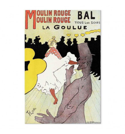 Tableau - Henri de Toulouse-Lautrec – Moulin Rouge – La Goulue