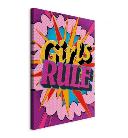 Quadro - Energy of Colors (1-part) - English Text on Colorful Background