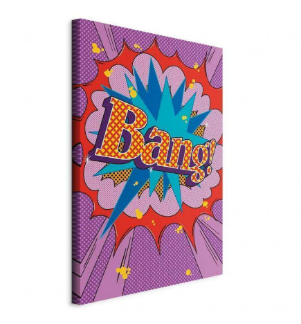 Glezna - Comic Street Art (1-part) - Colorful Text on Vibrant Background