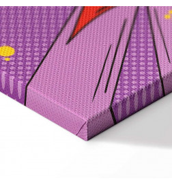 Tableau - Comic Street Art (1-part) - Colorful Text on Vibrant Background