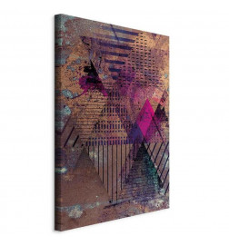 Canvas Print - Honey Abstraction (1 Part) Vertical