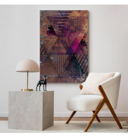 Canvas Print - Honey Abstraction (1 Part) Vertical