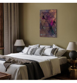 Canvas Print - Honey Abstraction (1 Part) Vertical