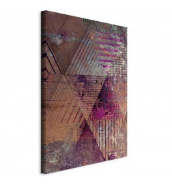 Schilderij - Autumn Abstraction (1 Part) Vertical