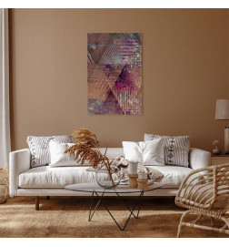 Schilderij - Autumn Abstraction (1 Part) Vertical