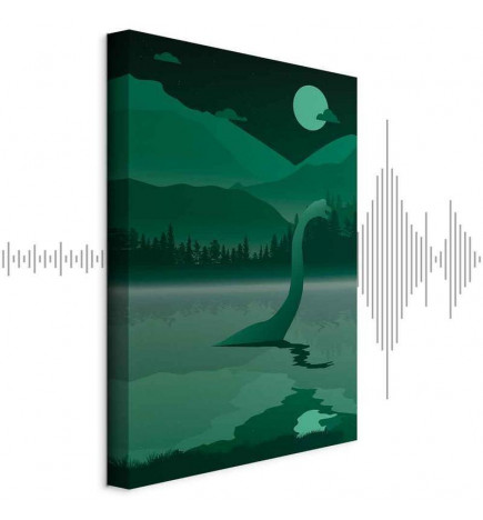 Schilderij - Loch Ness (1 Part) Vertical