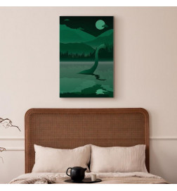 Schilderij - Loch Ness (1 Part) Vertical