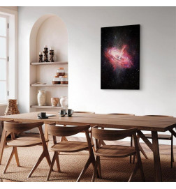 Schilderij - Lonely Galaxy (1 Part) Vertical