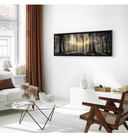 Schilderij - Forest Sun