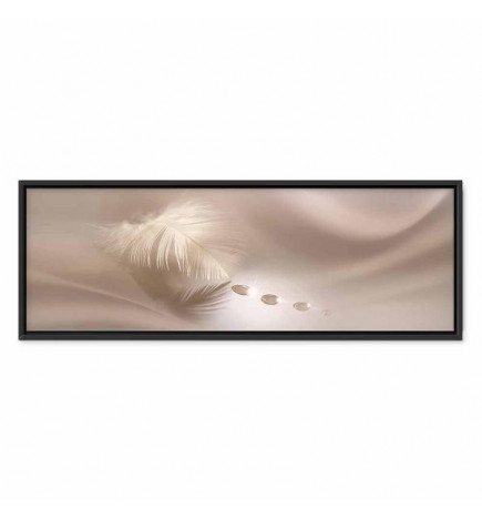 Schilderij - Delicate Feather