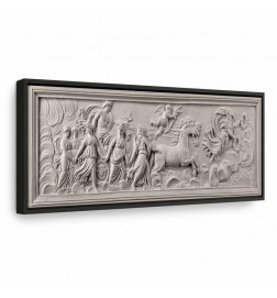 Leinwandbild - Relief: Apollo and Muses