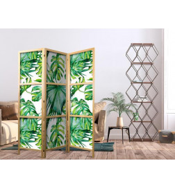 Japoniška kambario pertvara - Monstera and Palm Leaves I