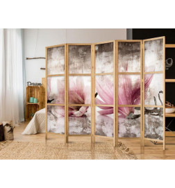 Japanese Room Divider - Retro Magnolias II