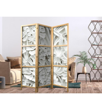 Biombo japonés - Alabaster Garden I