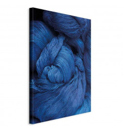 Canvas Print - Blue Worsted (1 Part) Vertical