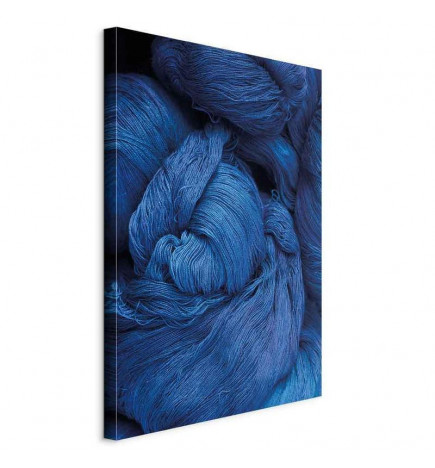 Tablou - Blue Worsted (1 Part) Vertical
