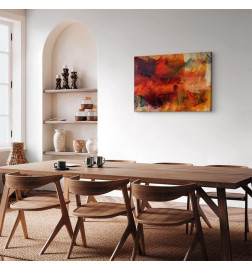 Canvas Print - Explosion of Wild Colors (1 Part) Wide