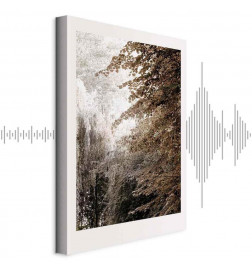 Canvas Print - Sepia Park (1 Part) Vertical