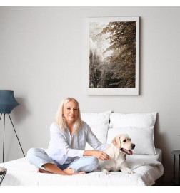 Quadro - Sepia Park (1 Part) Vertical