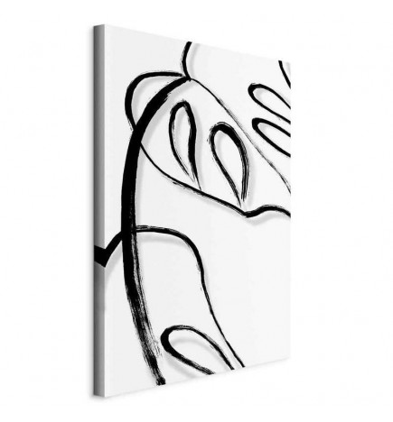 Taulu - White Monstera (1 Part) Vertical