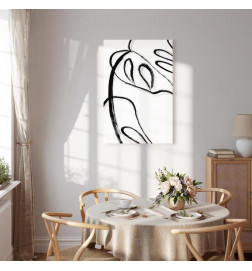 Taulu - White Monstera (1 Part) Vertical