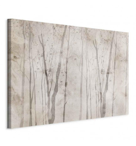 Quadro - Beige Forest of Thoughts (1 Part) Wide