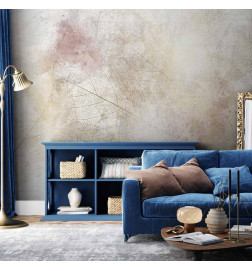 Wall Mural - Summer memory - abstract background with shadow of dried leaves