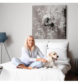 Canvas Print - Dried Flowers (1 Part) Square