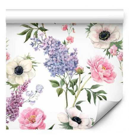 Tappezzeria murale - Roses and Lilacs